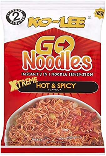 Ko Lee Xtreme Hot & Spicy Go Instant Nudeln, 20er Pack (20 x 85 g) von Ko-Lee