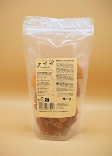 KoRo - Apfelstücke mit Zimt und Zucker 1 kg - Fruchtig-süßer Snack aus Äpfeln in Vorteilspackung von KoRo