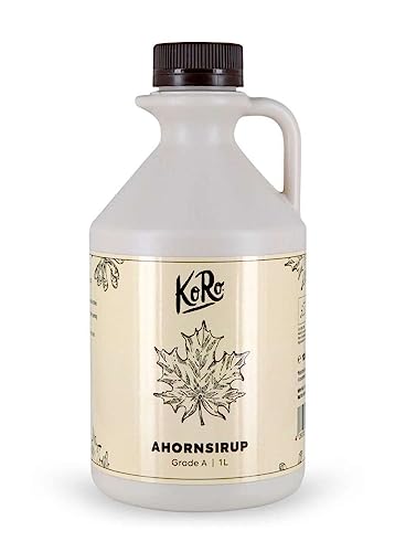 KoRo - Bio Ahornsirup Grade A 1 Liter - Maple syrup aus Kanada im Vorteilspack von KoRo