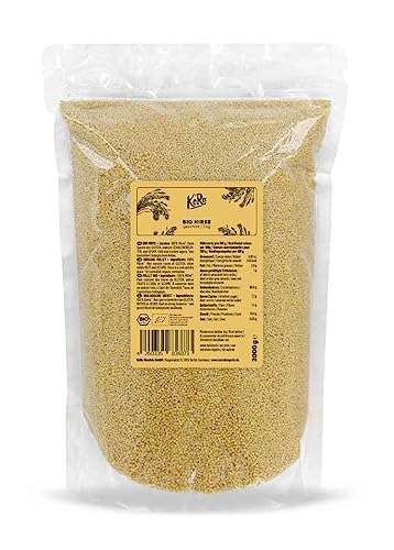 KoRo - Bio Hirse 2 kg - Alternative zu gewöhnlichen Getreidesorten 100 % bio ohne Zusätze von KoRo