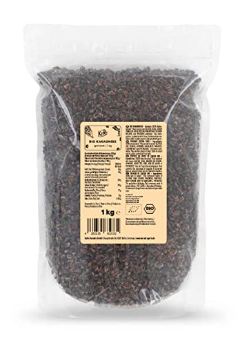 KoRo - Bio Kakaonibs 1 kg - Geschälte, geröstete Kakaobohnen - Herb-schokoladiger Geschmack - Reich an Ballaststoffen von KoRo