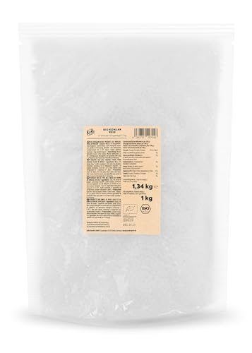 KoRo - Bio Konjak Reis in Wasser 1 kg - Sofort verzehrfertig - Aus feinem Konjakmehl - Kalorienarm - Bio-Qualität von KoRo