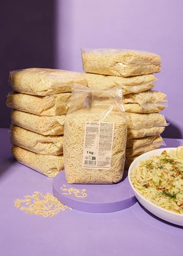 KoRo - Bio Risoni aus Hartweizengrieß 12 x 1 kg - Alternative zu Reis und klassischen Nudeln - 100 % Hartweizengrieß - Ballaststoff- und Proteinquelle von KoRo