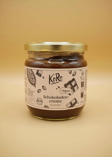 KoRo - Bio Schokocreme Zartbitter 400 g - Mit feiner Zartbitterschokolade - Süß-herber Geschmack - Veganer Aufstrich von KoRo