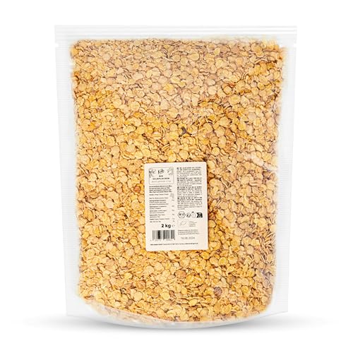 KoRo - Bio Sojaflocken 2 kg - Nussig und knusprig - Hoher Protein- und Ballaststoffgehalt - Lecker in Porridge, Müsli, Bratlingen, Aufläufen und Brot von KoRo