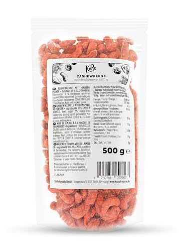 KoRo - Cashewkerne mit Himbeerpulver 500 g von KoRo