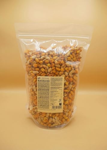 KoRo - Chili-Nussmix 1 kg - Würzige Mischung aus Nüssen und Mais - Vegan - Als Snack oder Topping von KoRo