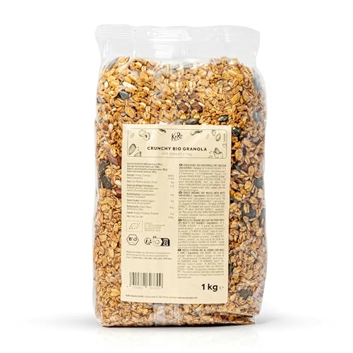 KoRo - Crunchy Bio Granola mit Nüssen - Nussig-zimtiger Geschmack - Vegan - Für Joghurt, Müsli, Porridge und Desserts von KoRo