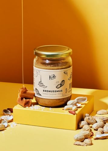 KoRo - Erdnussmus Salted Caramel 500 g - Süß-salziges Aroma - Ballaststoffreich - Cremig von KoRo