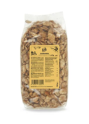 KoRo - Favabohnen geröstet & gesalzen 750 g - Knuspriger Snack für zwischendurch - Vegan - Hoher Protein- und Ballaststoffgehalt von KoRo