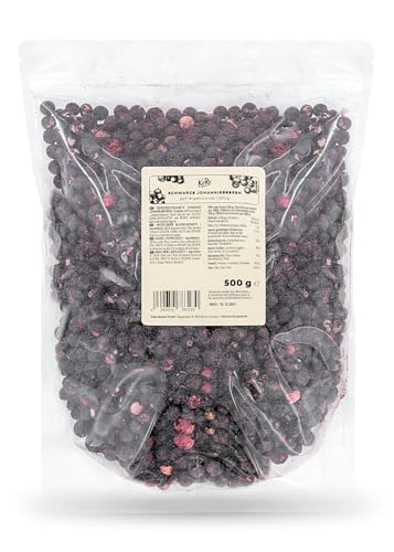 KoRo - Gefriergetrocknete schwarze Johannisbeeren - 500 g von KoRo