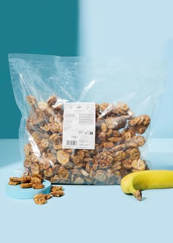 KoRo - Getrocknete Bio Bananenscheiben aus Sri Lanka 1 kg - Ohne Zusatz von Zucker* - Weiche Konsistenz - Als Snack, im Müsli oder Porridge von KoRo