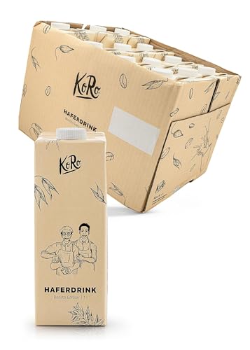 KoRo - Haferdrink Barista 12 x 1 L - Vegan - Glutenfrei - Ohne raffinierten Zucker von KoRo