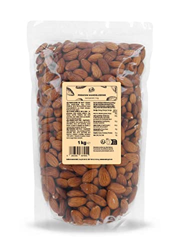 KoRo - Mandelkerne Nonpareil Premium 1 kg - Mandeln mit Schale - Naturbelassen und ungeschwefelt von KoRo