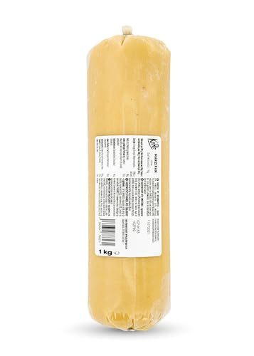 KoRo - Marzipan ohne Zuckerzusatz 10 x 1 kg - Ohne raffinierten Zucker - Vegan - Glutenfrei - Zum Backen geeignet - Preisgünstige Vorteilspackung von KoRo