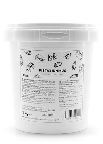 KoRo - Pistazienmus 1 kg - 100 % geschälte und geröstete Pistazien - Alternative zu herkömmlichen Aufstrichen - Vegan von KoRo