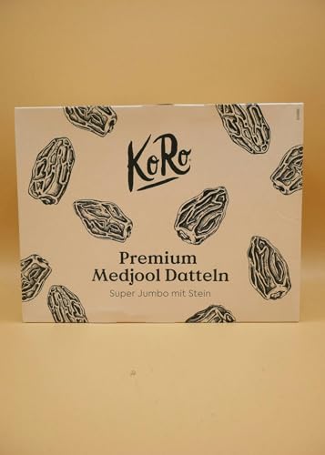 KoRo - Premium Medjool Datteln mit Stein, Medjool Plus 1 kg - Süß und saftig - Ballaststoffreich - Ohne Zuckerzusatz* von KoRo