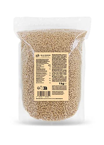 KoRo - Soja Protein Crispies 1 kg - 60 % Eiweiß Vegan Vorteilspack von KoRo