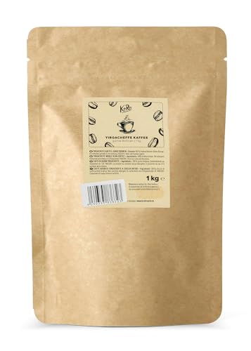KoRo - Yirgacheffe Kaffee 1 kg - Hochwertiger Spezialitätenkaffee in der Vorteilspackung aus 100% ganzen Arabica Bohnen von KoRo