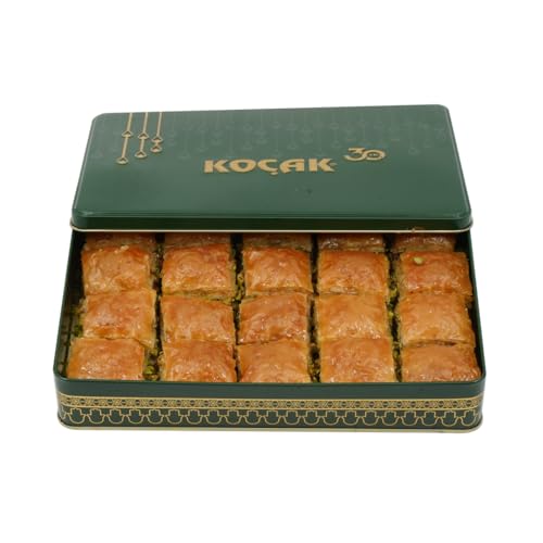 Kocak türkisches berühmtes Spezialwüsten-Baklava (1000 g) - 20 Stück, täglich frisch von Koçak