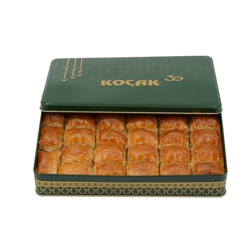 Türkische Walnuss Koçak Baklava,(1.1 lb - 500 g) 15 Stück,Täglich frischer Versand aus Gaziantep,Türkei,Handgefertigte türkische Köstlichkeiten,Keine Konservierungsstoffe von Koçak