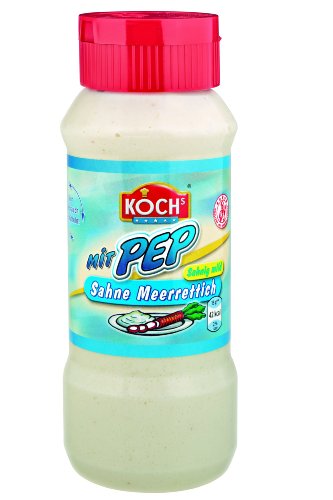 Koch's Sahnemeerrettich mit Pepper Sueeze, 6er Pack (6 x 485 g) von Kochs