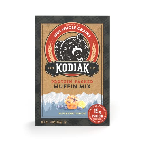 Kodiak Cakes - Protein Packed Power Bake Muffin Mix Blueberry Lemon - 14 oz. von Kodiak Cakes