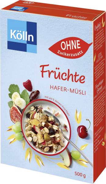 Kölln Früchte Hafer-Müsli ohne Zuckerzusatz von Kölln