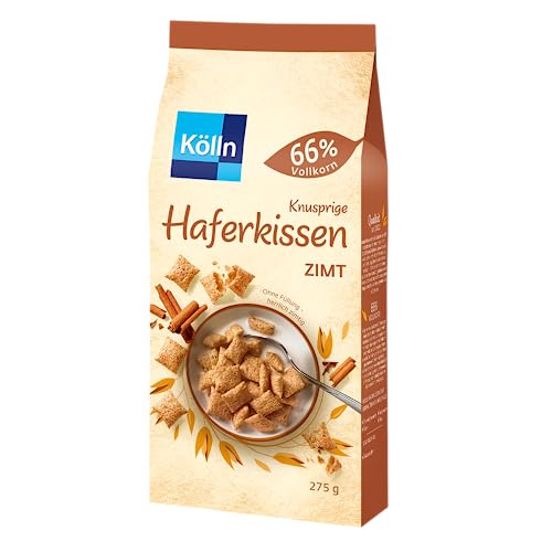 Kölln Knusprige Haferkissen Zimt, 6er Pack (6 x 275 g) von Kölln