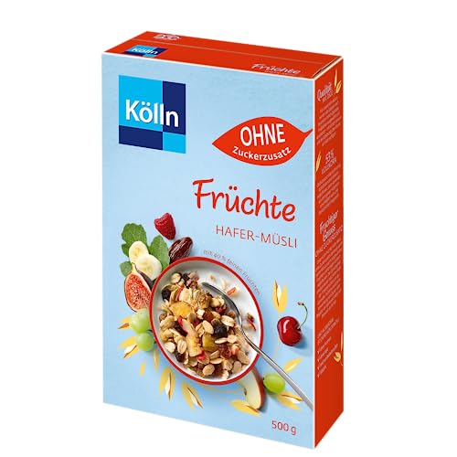 Kölln Müsli Früchte ohne Zuckerzusatz, 7er Pack (7 x 500 g) von Kölln