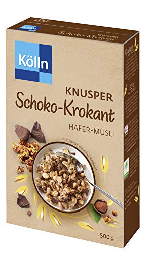 Kölln Müsli Knusper Schoko Krokant, 7er Pack (7 x 500 g) von Kölln