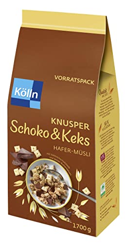 Kölln Müsli Knusper Schoko & Keks, 1.7 kg (1er Pack) von Kölln
