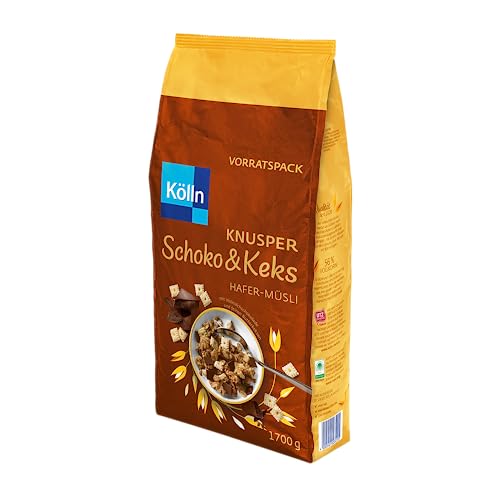 Kölln Müsli Knusper Schoko & Keks, 1.7 kg (1er Pack) von Kölln