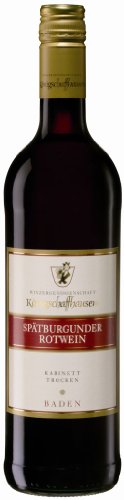 Königschaffhausen Spätburgunder Kabinett trocken Rotwein 2011 11,5% 0,75l Flasche-2011 von Königschaffhausen