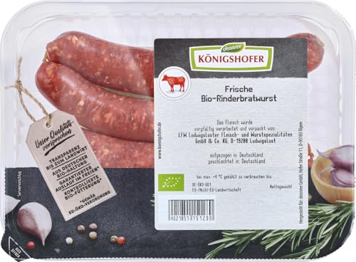 Frische Rinderbratwurst 12 x 250 gr von Königshofer