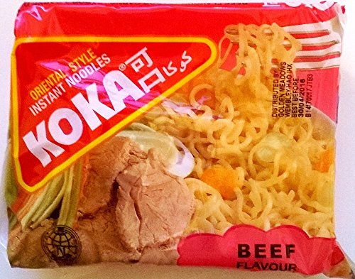 Koka Oriental Style Instant-Nudeln Rindfleisch Geschmack 12 x 85 gm von Koka