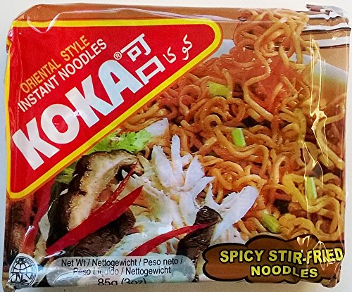 Koka Oriental Style Instant-Nudeln Stir Fry 12 x 85 gm von Koka