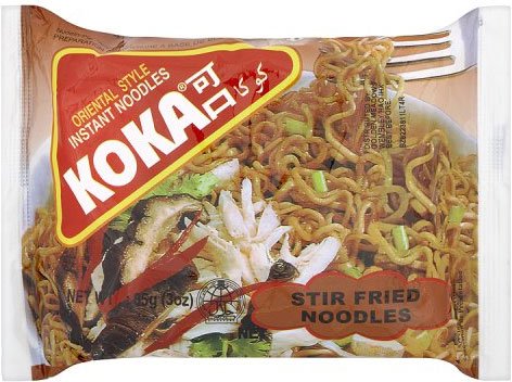 Koka gebratenem Geschmack Nudeln 30/85g von Koka