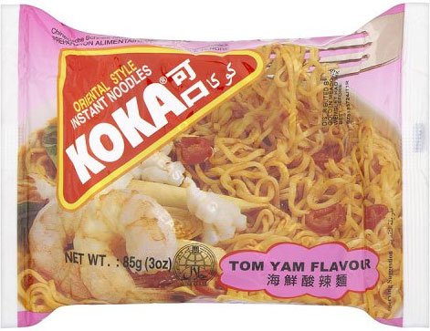 Koka tom yam Geschmack Nudeln 30/85g von Koka