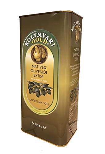 Kolymvari Gold Premium | Kaltgepresst & Extra Natives Ölivenöl | Griechenland | 5 lt tin | von Kolymvari