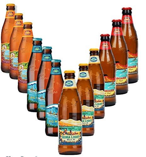 Kona-Brewing-Mega-Pack - 4x3 Biere aus Hawaii 12x0,355l inc. 3.00€ EINWEG Pfand von Kona Brewing