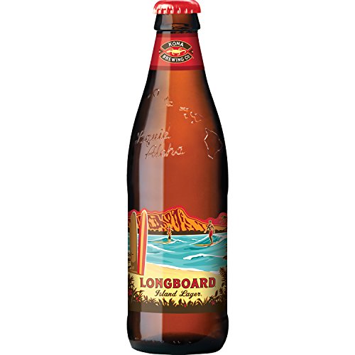 6 Flaschen Kona Bier Longboard a 0,355l aus Hawaii Island Pale Ale inc. 1.50€ EINWEG Pfand von コナ