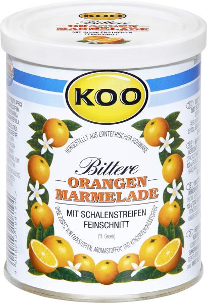 Koo Bittere Orangen Marmelade mit Schalenstreifen von Koo
