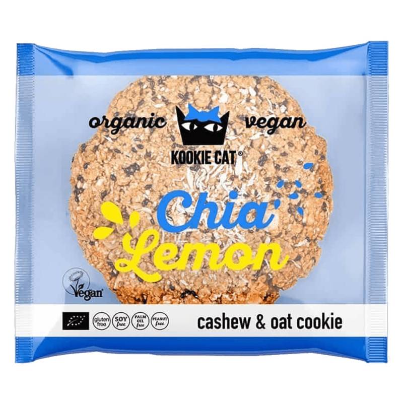 Bio Chia-Zitronen Cookie von Kookie Cat