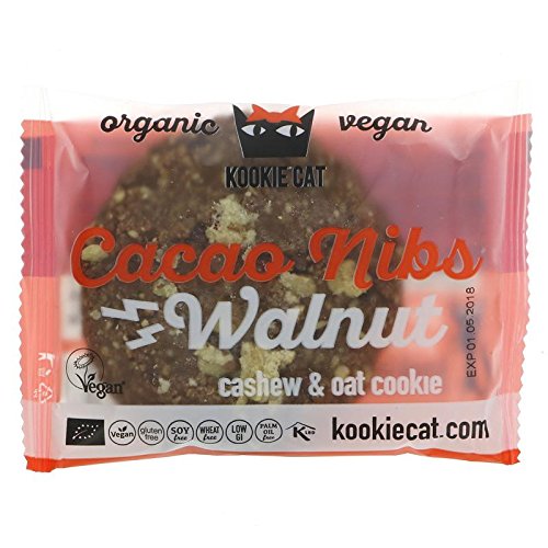 Kookie Cat | Cacao Nib & Walnut Cookie | 7 x 50g von KOOKIE CAT