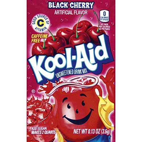 Kool-Aid Soft Drink Mix Black Cherry 1 Tüte von Kraft