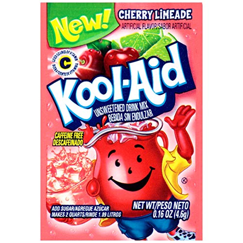 Kool-Aid Unsweetened Drink Mix, Cherry Limeade, .16 Ounce (Pack of 48) von Kool-Aid