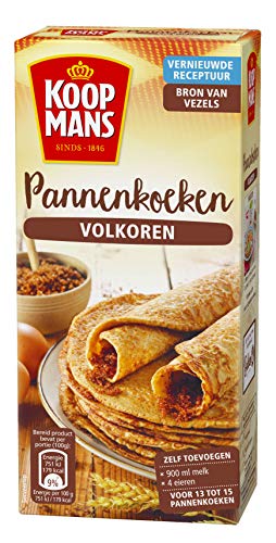 Koopmans Volkoren pannenkoeken mix (6x 400g multipack), mix voor ca. 14 pannenkoeken von Koopmans