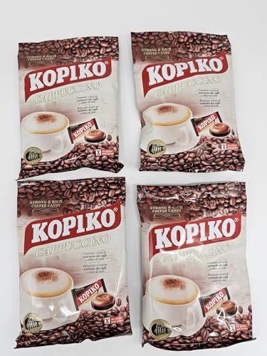 Kopiko Kaffeekonbons | Bonbons | Cappuccino | Coffee Candy, Classic, 4 x 71g von Kopiko