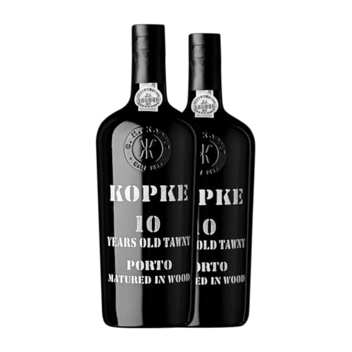 Kopke Douro 10 Jahre 75 cl Verstärkter Wein (Karton mit 2 Flaschen von 75 cl) von Kopke